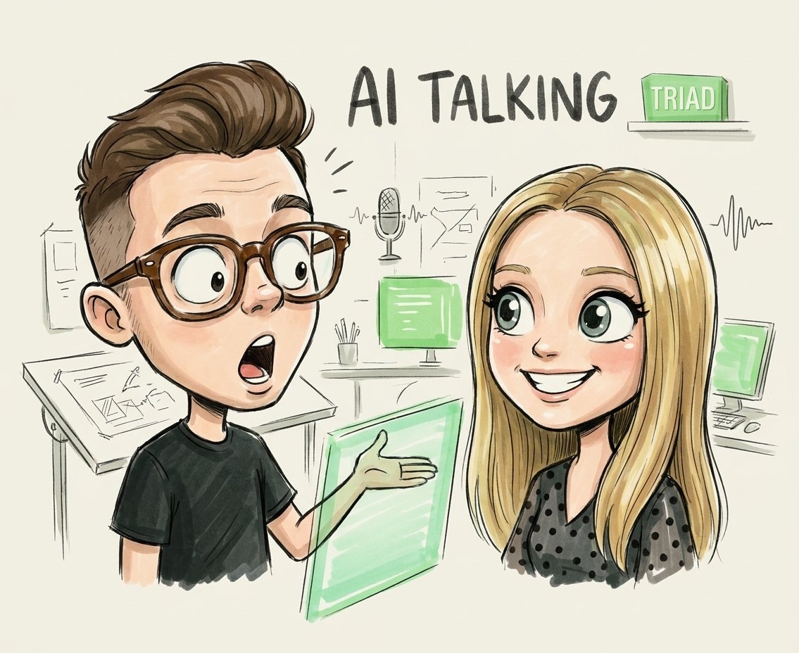 AI-generated characters illustration for week 25