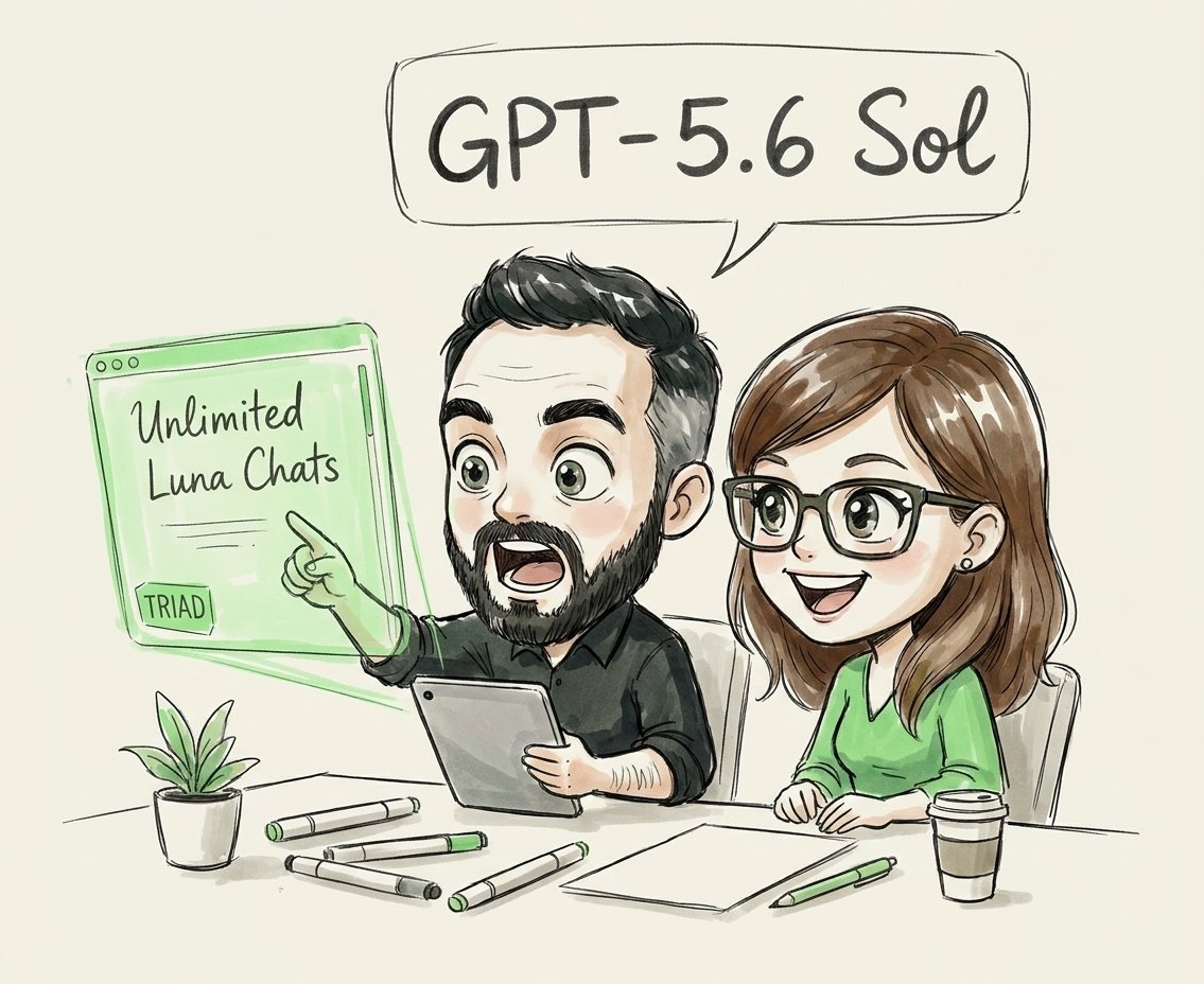 AI-generated characters illustration for week 33